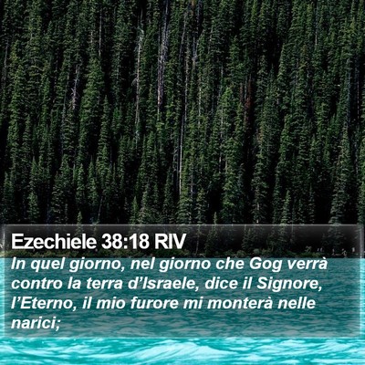 Ezechiele 38:18 RIV Bible Verse Image