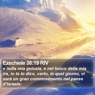 Ezechiele 38:19 RIV Bible Verse Image