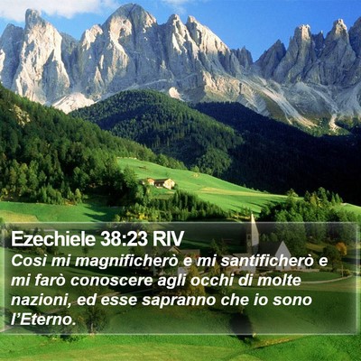 Ezechiele 38:23 RIV Bible Verse Image