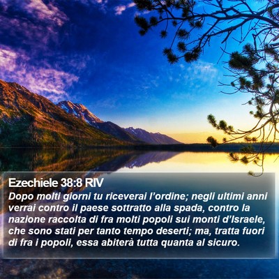 Ezechiele 38:8 RIV Bible Verse Image