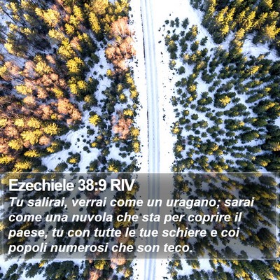 Ezechiele 38:9 RIV Bible Verse Image