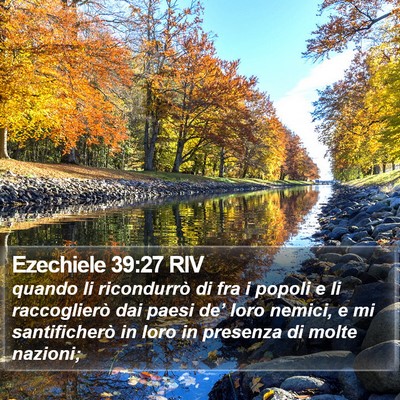 Ezechiele 39:27 RIV Bible Verse Image
