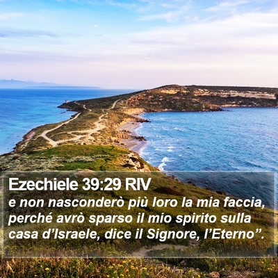 Ezechiele 39:29 RIV Bible Verse Image