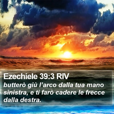 Ezechiele 39:3 RIV Bible Verse Image