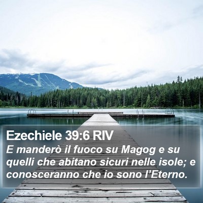 Ezechiele 39:6 RIV Bible Verse Image