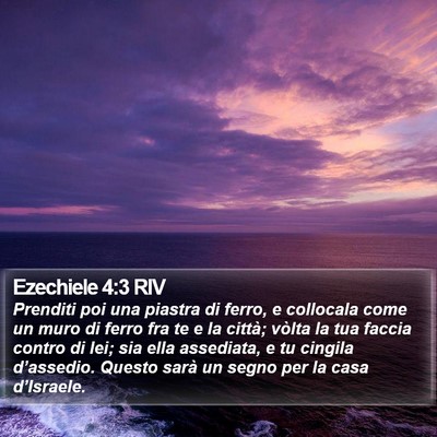 Ezechiele 4:3 RIV Bible Verse Image