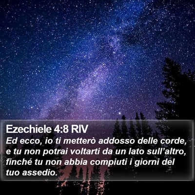Ezechiele 4:8 RIV Bible Verse Image