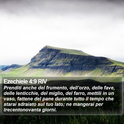 Ezechiele 4:9 RIV Bible Verse Image