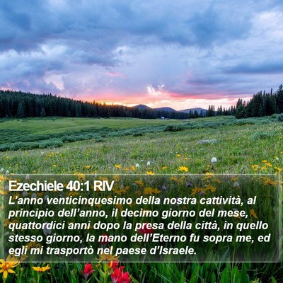 Ezechiele 40:1 RIV Bible Verse Image