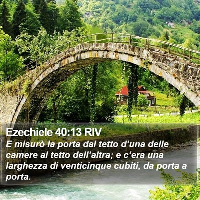 Ezechiele 40:13 RIV Bible Verse Image
