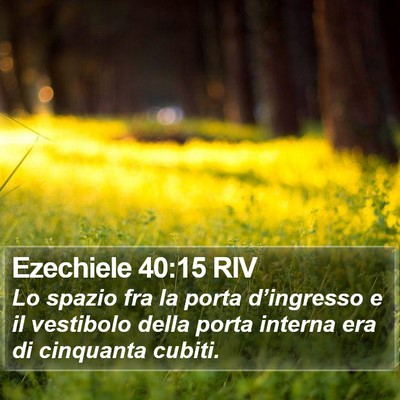 Ezechiele 40:15 RIV Bible Verse Image