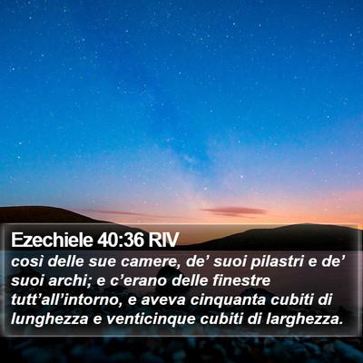 Ezechiele 40:36 RIV Bible Verse Image