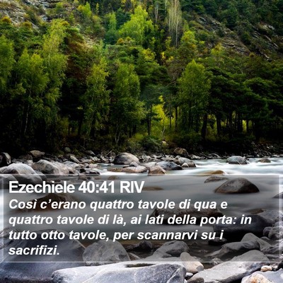 Ezechiele 40:41 RIV Bible Verse Image
