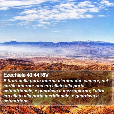 Ezechiele 40:44 RIV Bible Verse Image