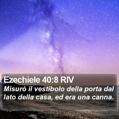 Ezechiele 40:8 RIV Bible Verse Image