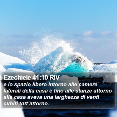 Ezechiele 41:10 RIV Bible Verse Image
