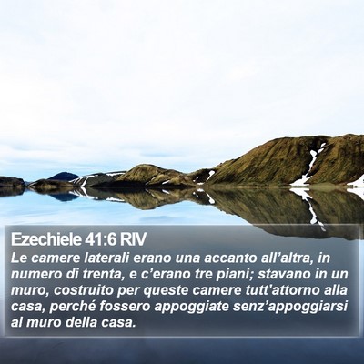 Ezechiele 41:6 RIV Bible Verse Image
