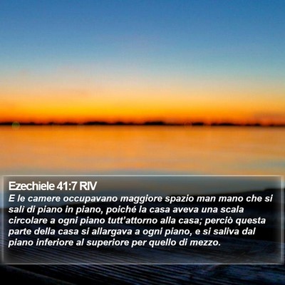 Ezechiele 41:7 RIV Bible Verse Image