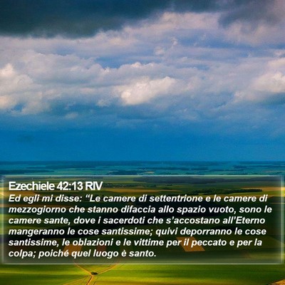 Ezechiele 42:13 RIV Bible Verse Image