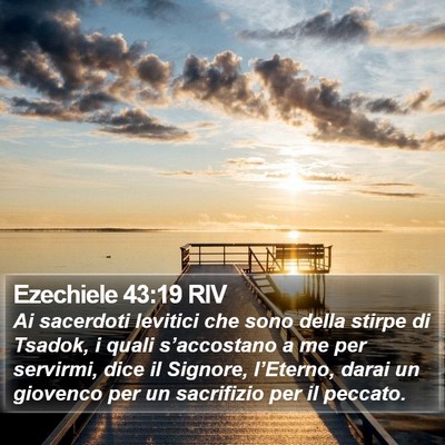 Ezechiele 43:19 RIV Bible Verse Image