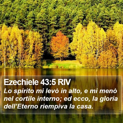 Ezechiele 43:5 RIV Bible Verse Image