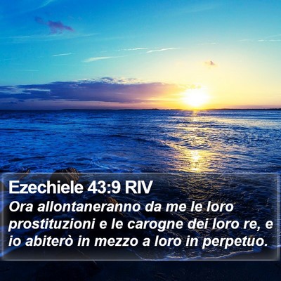 Ezechiele 43:9 RIV Bible Verse Image