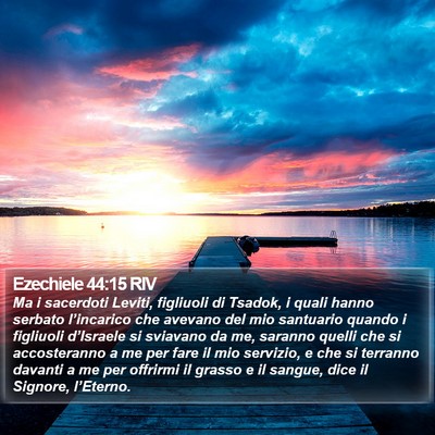 Ezechiele 44:15 RIV Bible Verse Image
