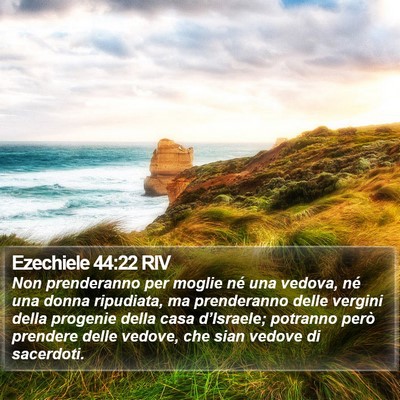 Ezechiele 44:22 RIV Bible Verse Image