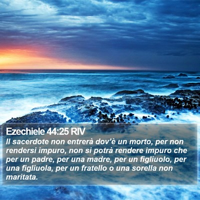 Ezechiele 44:25 RIV Bible Verse Image