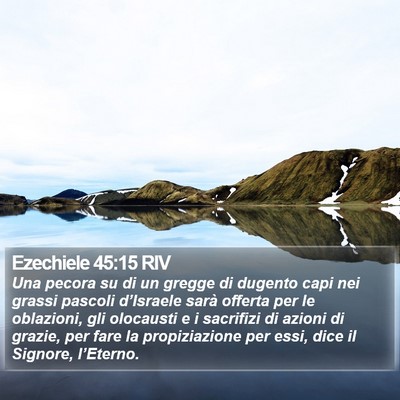 Ezechiele 45:15 RIV Bible Verse Image
