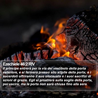 Ezechiele 46:2 RIV Bible Verse Image