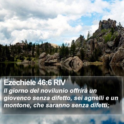 Ezechiele 46:6 RIV Bible Verse Image