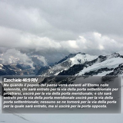 Ezechiele 46:9 RIV Bible Verse Image