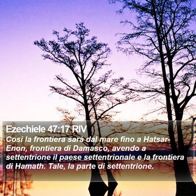 Ezechiele 47:17 RIV Bible Verse Image