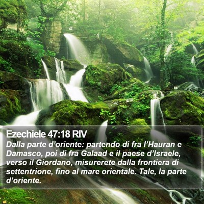 Ezechiele 47:18 RIV Bible Verse Image