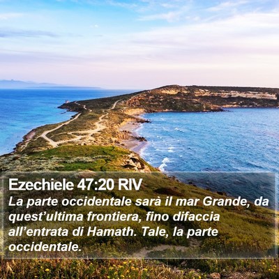 Ezechiele 47:20 RIV Bible Verse Image