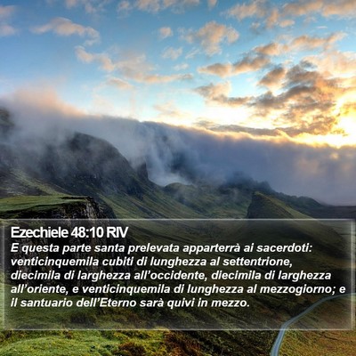 Ezechiele 48:10 RIV Bible Verse Image