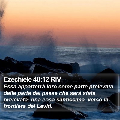 Ezechiele 48:12 RIV Bible Verse Image