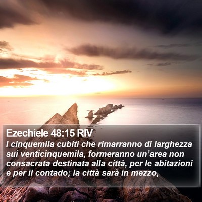 Ezechiele 48:15 RIV Bible Verse Image