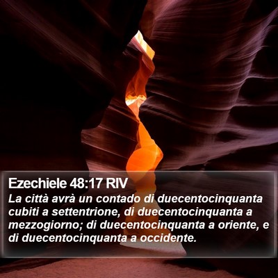 Ezechiele 48:17 RIV Bible Verse Image