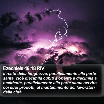 Ezechiele 48:18 RIV Bible Verse Image