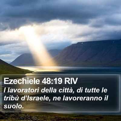 Ezechiele 48:19 RIV Bible Verse Image