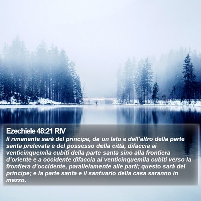 Ezechiele 48:21 RIV Bible Verse Image