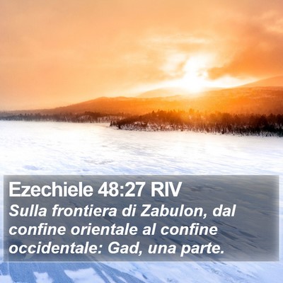Ezechiele 48:27 RIV Bible Verse Image