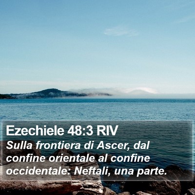 Ezechiele 48:3 RIV Bible Verse Image