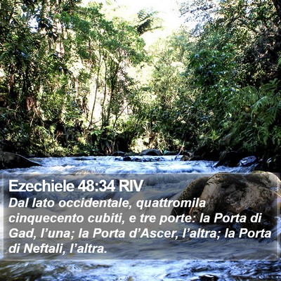 Ezechiele 48:34 RIV Bible Verse Image