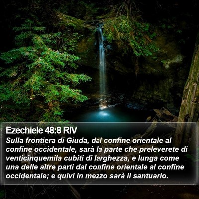 Ezechiele 48:8 RIV Bible Verse Image