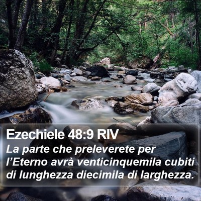 Ezechiele 48:9 RIV Bible Verse Image