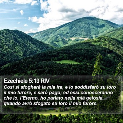 Ezechiele 5:13 RIV Bible Verse Image