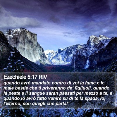 Ezechiele 5:17 RIV Bible Verse Image